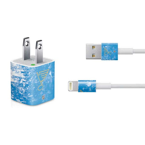 NHL St. Louis Blues Iced iPhone Charger (5W USB) Skin