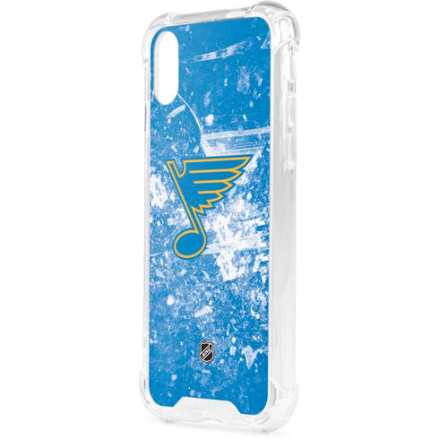 NHL St. Louis Blues Iced iPhone XS Clear Case