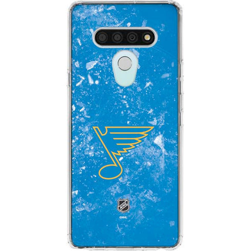 NHL St. Louis Blues Iced LG Stylo 6 Clear Case
