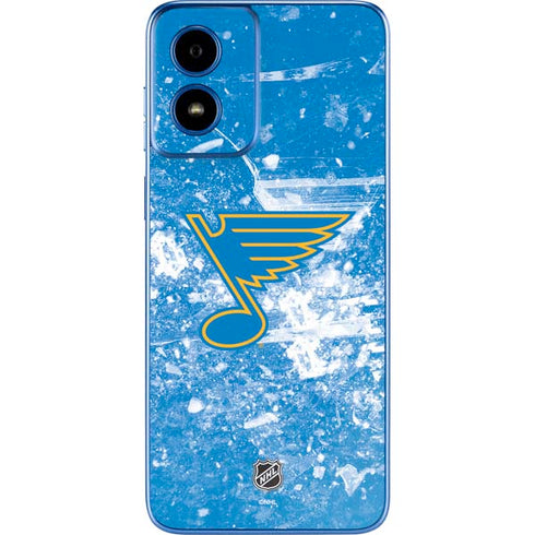 NHL St. Louis Blues Iced Moto G Play 4G (2024) Skin
