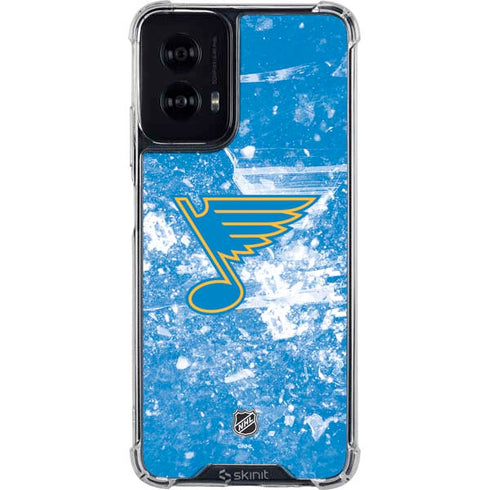 NHL St. Louis Blues Iced Moto G Power 5G (2024) Clear Case