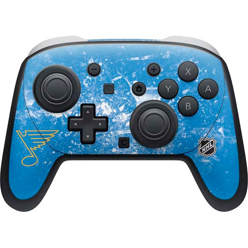 NHL St. Louis Blues Iced Nintendo Switch 2 (2025) Pro Controller Skin