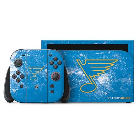 NHL St. Louis Blues Iced Nintendo Switch 2 (2025) with Joy-Con Skin