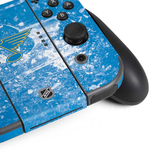 NHL St. Louis Blues Iced Nintendo Switch (2017-2021) Joy-Con Controller Skin