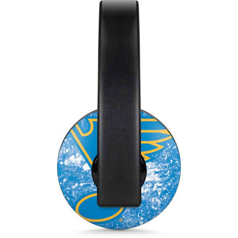 NHL St. Louis Blues Iced PlayStation 4 Gold Wireless Headset Skin