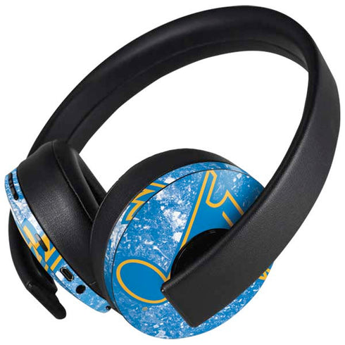 NHL St. Louis Blues Iced PlayStation 4 Gold Wireless Headset Skin
