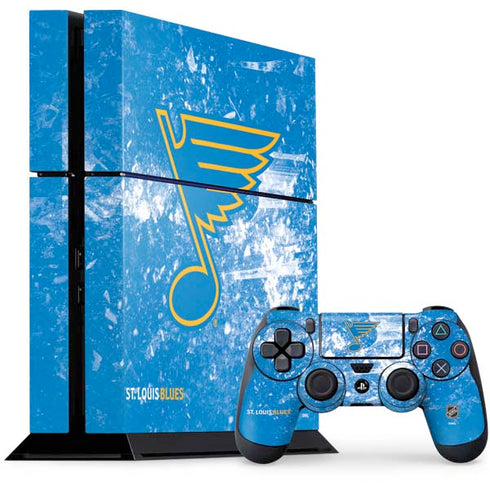 NHL St. Louis Blues Iced PS4 Console and Controller Bundle Skin
