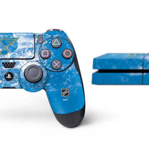 NHL St. Louis Blues Iced PS4 Console and Controller Bundle Skin