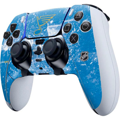 NHL St. Louis Blues Iced PS5 DualSense Edge Pro Controller Skin