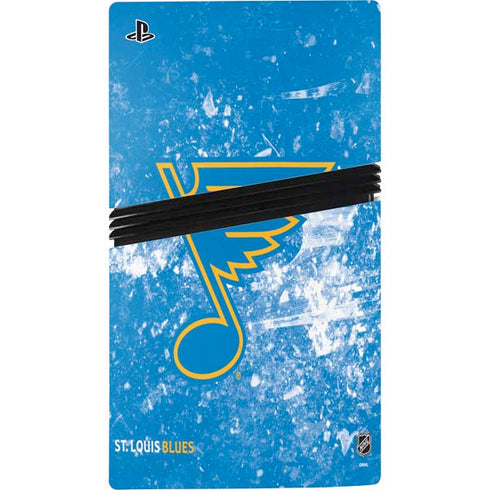 NHL St. Louis Blues Iced PS5 Pro Disk Console Skin