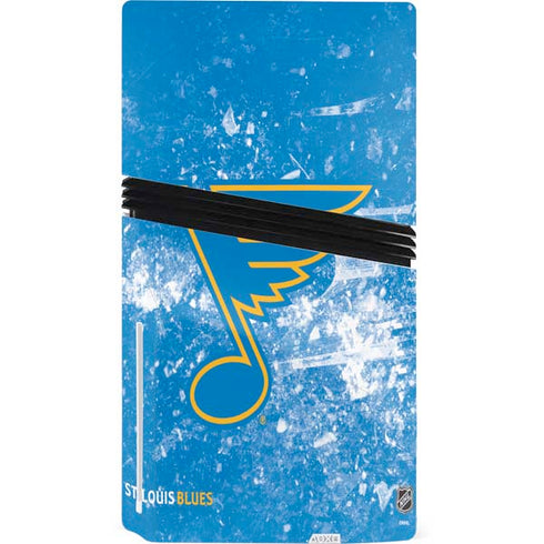 NHL St. Louis Blues Iced PS5 Pro Disk Console Skin