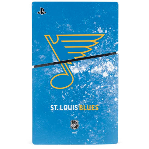 NHL St. Louis Blues Iced PS5 Slim Digital Edition Bundle Skin