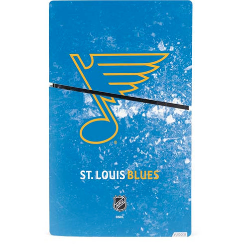 NHL St. Louis Blues Iced PS5 Slim Digital Edition Console Skin
