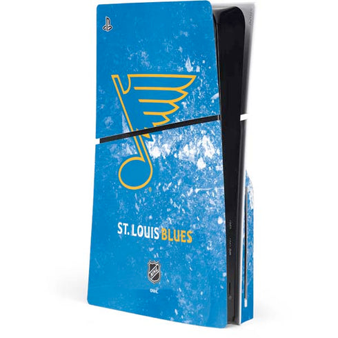 NHL St. Louis Blues Iced PS5 Slim Disk Console Skin