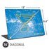NHL St. Louis Blues Iced Universal Laptop 16in (13 x 9.4in) Skin