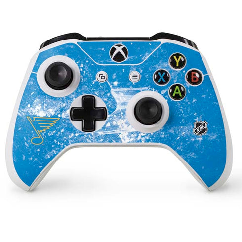 NHL St. Louis Blues Iced Xbox One S Console and Controller Bundle Skin