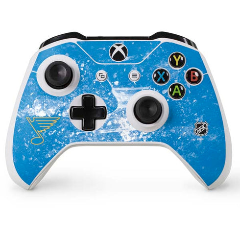 NHL St. Louis Blues Iced Xbox One S Controller Skin
