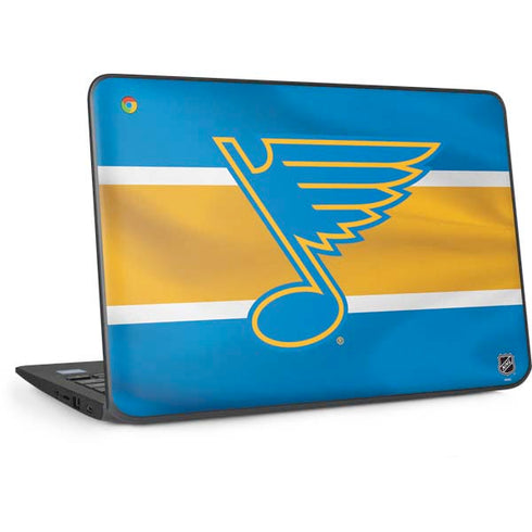NHL St. Louis Blues Jersey HP Chromebook Skin