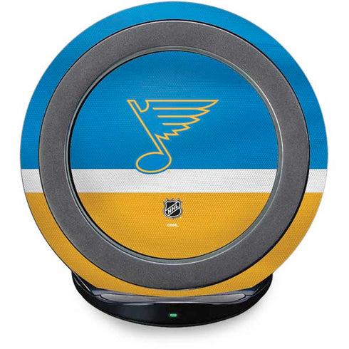 NHL St. Louis Blues Jersey Fast Charge Wireless Charging Stand Skin