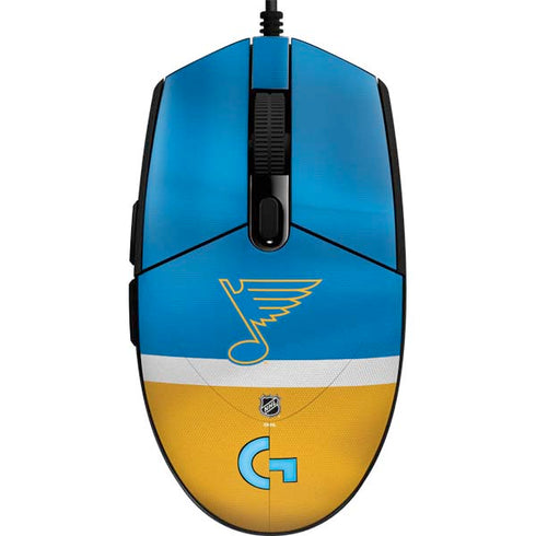 NHL St. Louis Blues Jersey G203 Prodigy RGB Wired Gaming Mouse Skin