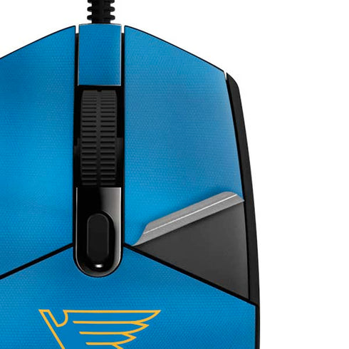 NHL St. Louis Blues Jersey G203 Prodigy RGB Wired Gaming Mouse Skin