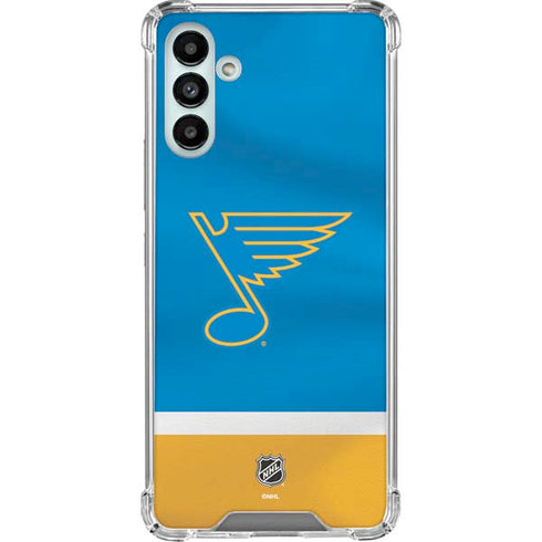 NHL St. Louis Blues Jersey Galaxy A13 5G Clear Case