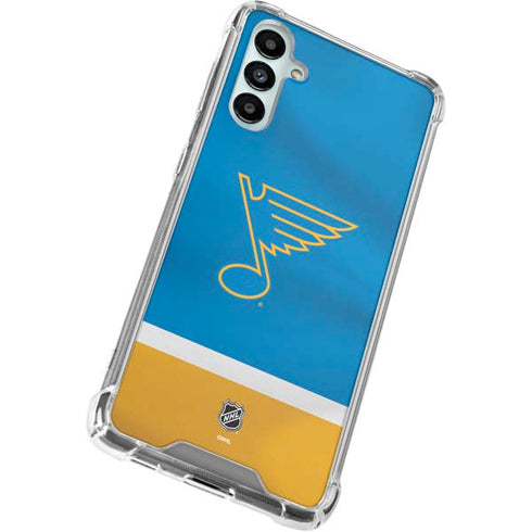NHL St. Louis Blues Jersey Galaxy A14 5G Clear Case