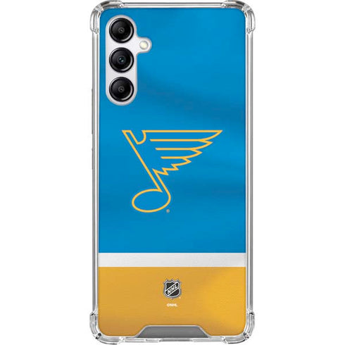 NHL St. Louis Blues Jersey Galaxy A15 5G Clear Case