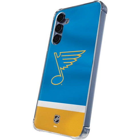 NHL St. Louis Blues Jersey Galaxy A55 5G Clear Case