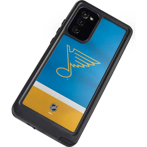 NHL St. Louis Blues Jersey Galaxy Note20 5G Waterproof Case
