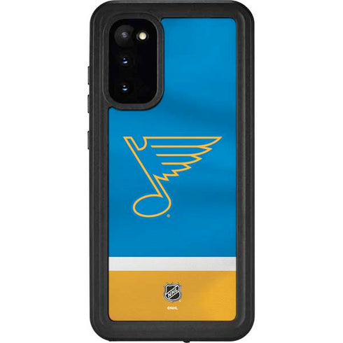 NHL St. Louis Blues Jersey Galaxy S20 Waterproof Case