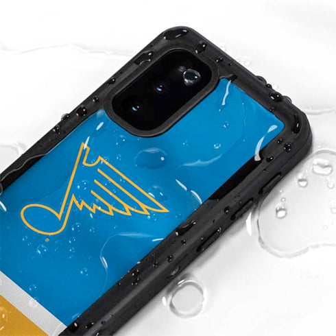 NHL St. Louis Blues Jersey Galaxy S20 Waterproof Case