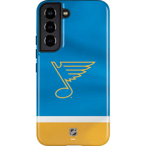 NHL St. Louis Blues Jersey Galaxy S22 Pro Case