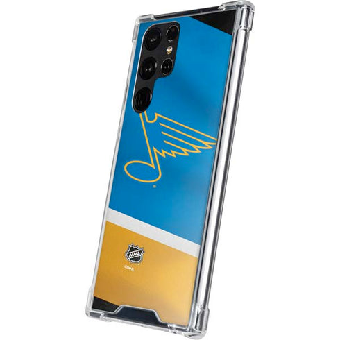 NHL St. Louis Blues Jersey Galaxy S22 Ultra Clear Case
