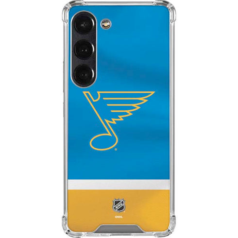 NHL St. Louis Blues Jersey Galaxy S23 Clear Case