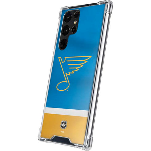 NHL St. Louis Blues Jersey Galaxy S23 Ultra Clear Case