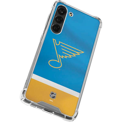 NHL St. Louis Blues Jersey Galaxy S24 FE Clear Case