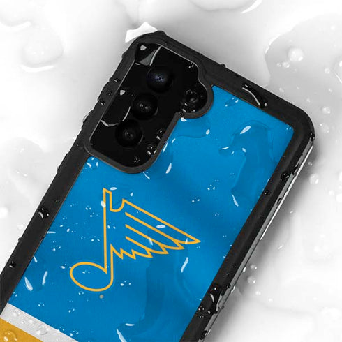 NHL St. Louis Blues Jersey Galaxy S24 Plus Waterproof Case