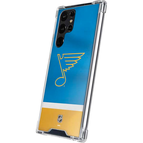 NHL St. Louis Blues Jersey Galaxy S24 Ultra Clear Case