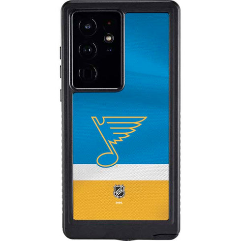 NHL St. Louis Blues Jersey Galaxy S24 Ultra Waterproof Case