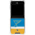 NHL St. Louis Blues Jersey Galaxy Z Flip6 Clear Case