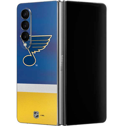 NHL St. Louis Blues Jersey Galaxy Z Fold4 5G Skin