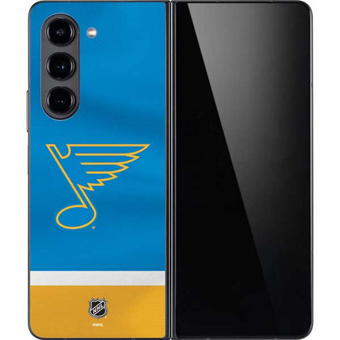 NHL St. Louis Blues Jersey Galaxy Z Fold5 5G Skin