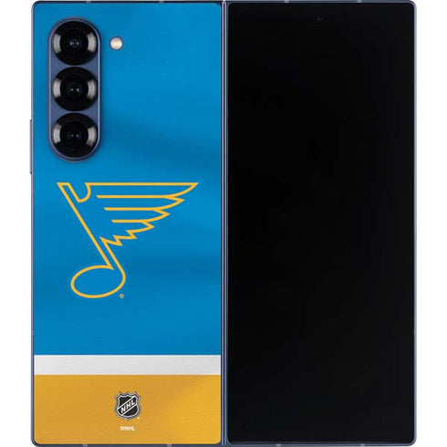NHL St. Louis Blues Jersey Galaxy Z Fold6 Skin