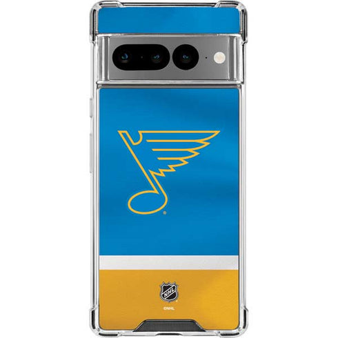 NHL St. Louis Blues Jersey Google Pixel 7 Pro Clear Case