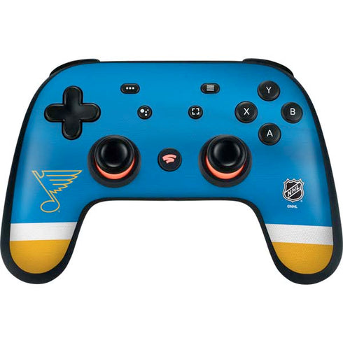 NHL St. Louis Blues Jersey Google Stadia Controller Skin