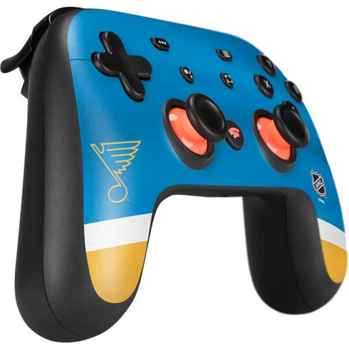 NHL St. Louis Blues Jersey Google Stadia Controller Skin