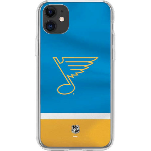 NHL St. Louis Blues Jersey iPhone 11 Clear Case
