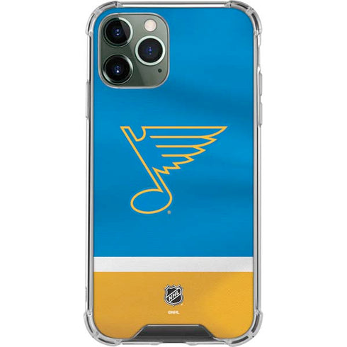 NHL St. Louis Blues Jersey iPhone 11 Pro Max Clear Case