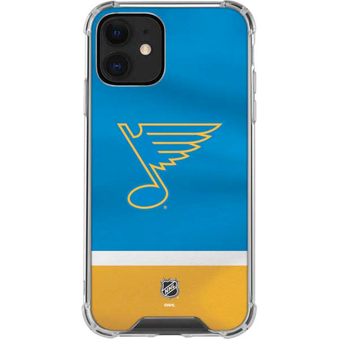 NHL St. Louis Blues Jersey iPhone 12 Clear Case